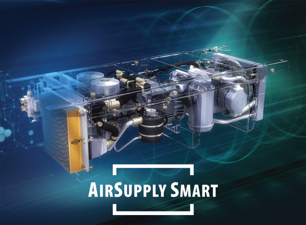 The intelligent air supply unit AirSupply Smart (iASU) is able to supply demand-driven compressed air according to the required situation.