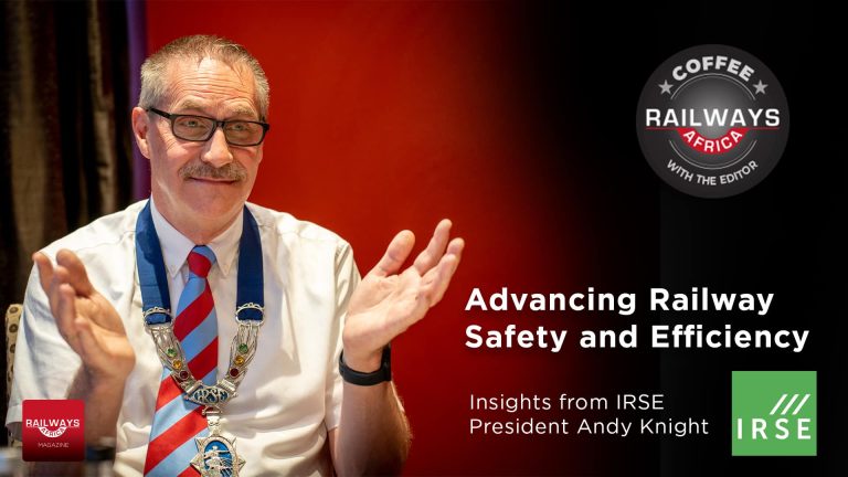 Join us as we sit down with Andy Knight, President of the Institution of Railway Signalling Engineers (IRSE), to learn more about ISRE and discuss his recent visit to South Africa and his insights into the challenges facing the country's railway industry.