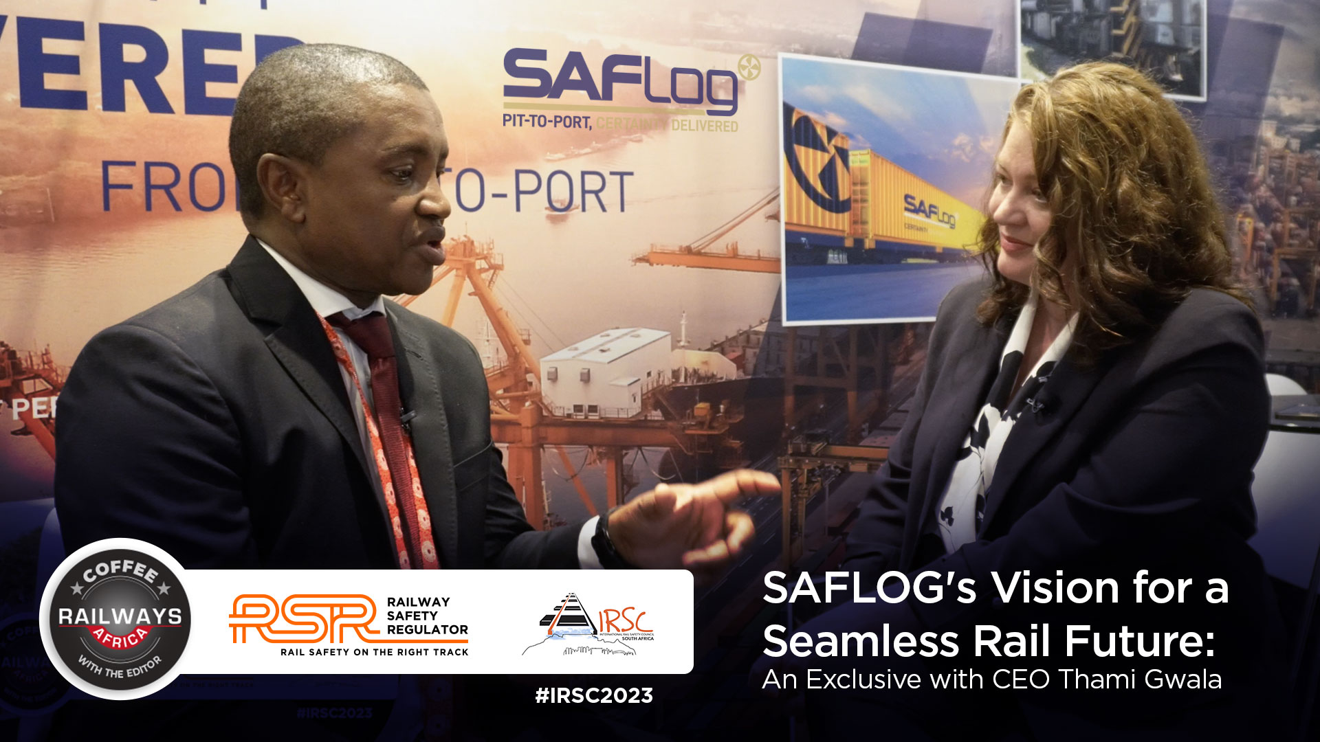 SAFLOG's Vision for a Seamless Rail Future: An Exclusive with CEO Thami Gwala