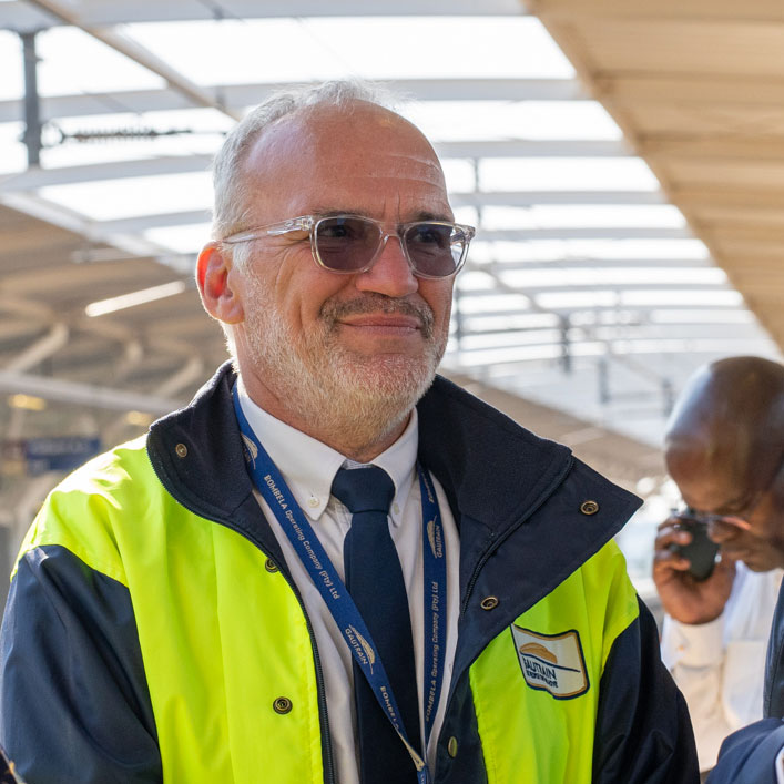 Didier Lescloupé, the Operations Executive at Bombela Operating Company (Pty) Ltd.