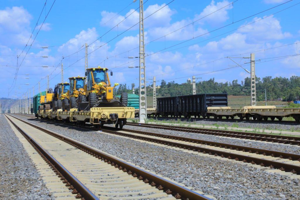 Ethio-Djibouti Railway Share Company Transports Heavy Machinery and Trucks!