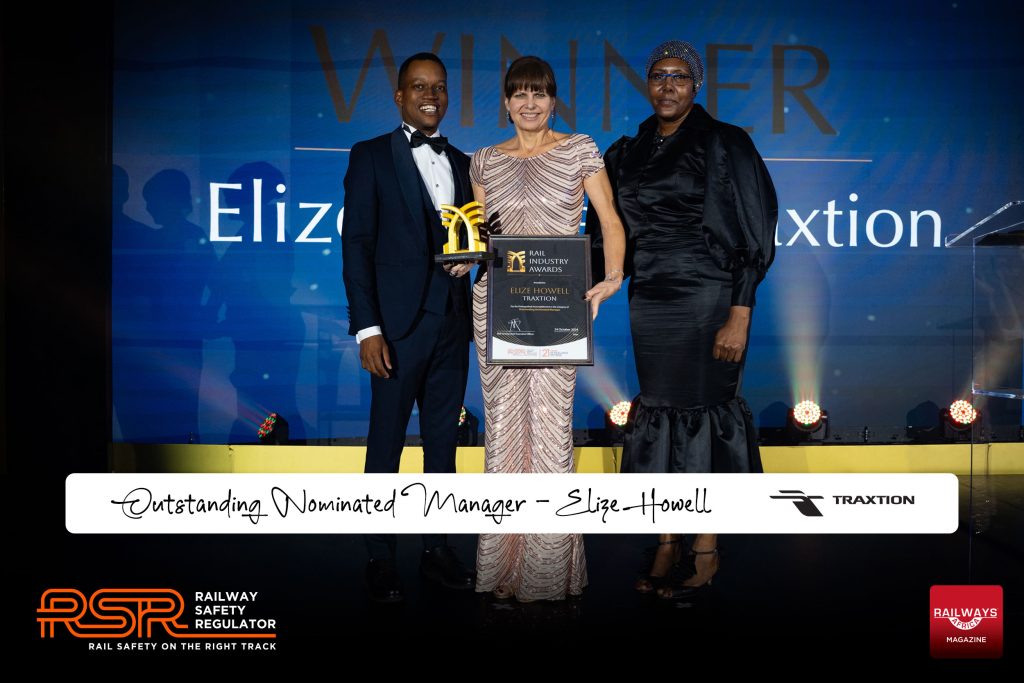 Outstanding Nominated Manager - Elize Howell - Traxtion