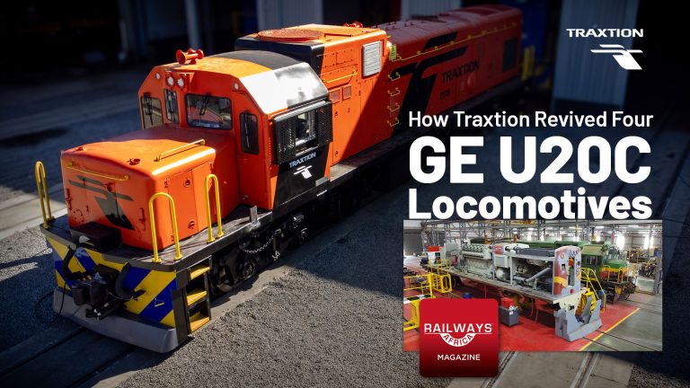 Discover how Traxtion transformed four decommissioned GE U20C locomotives from scrap to fully functional, modern machines using 60% locally sourced parts and cutting-edge engineering at their Rosslyn hub.